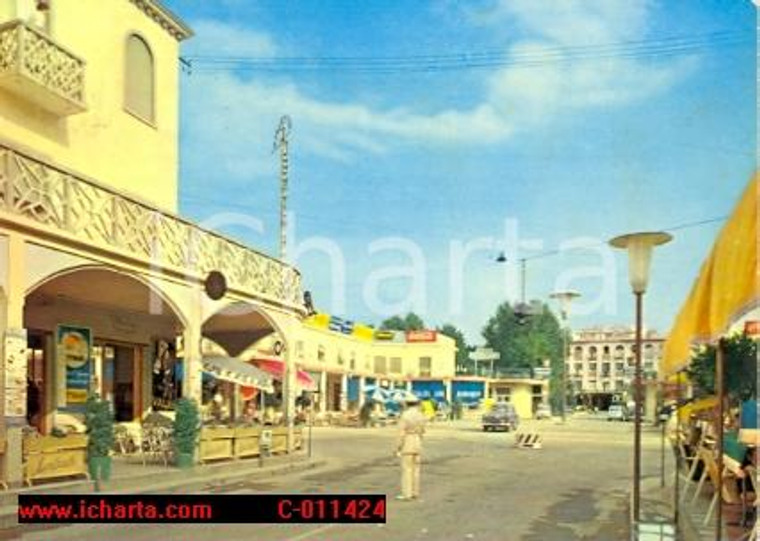 1964 LIDO DI JESOLO (VE) Vigile in Piazza MARCONI Pubblicità COCA COLA *VINTAGE