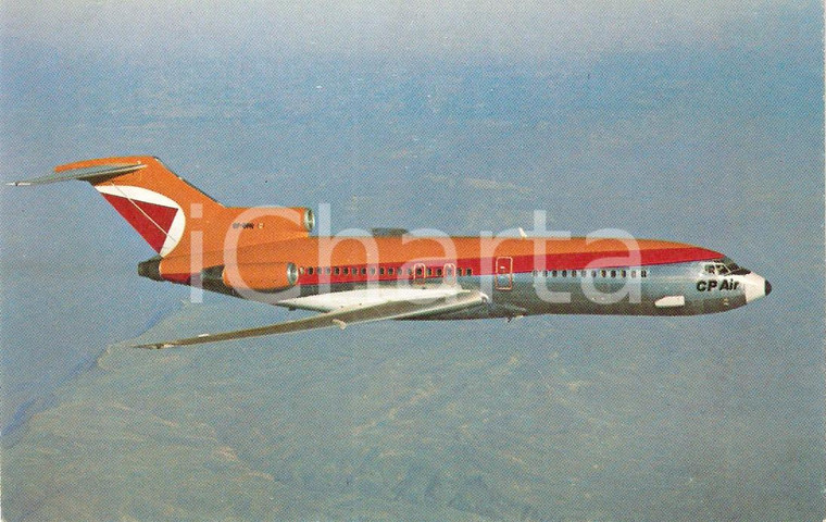 1970 ca CANADIAN PACIFIC Air Lines BOEING 727 in volo *Cartolina FP NV