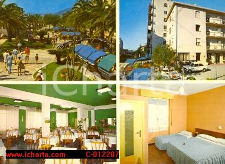 1975 ca LOANO (SV) Vedutine Hotel SAN GIORGIO *Cartolina VINTAGE FG NV