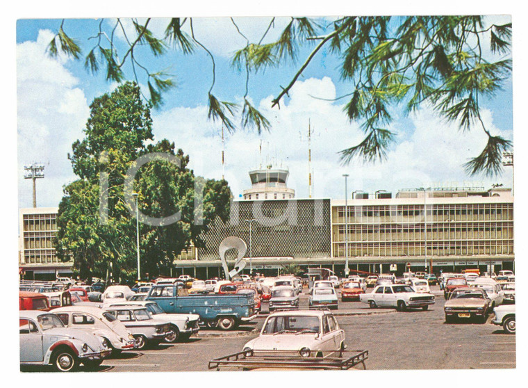 1970 ca LOD (ISRAELE) Aeroporto Internazionale BEN GURION *Cartolina VINTAGE FG