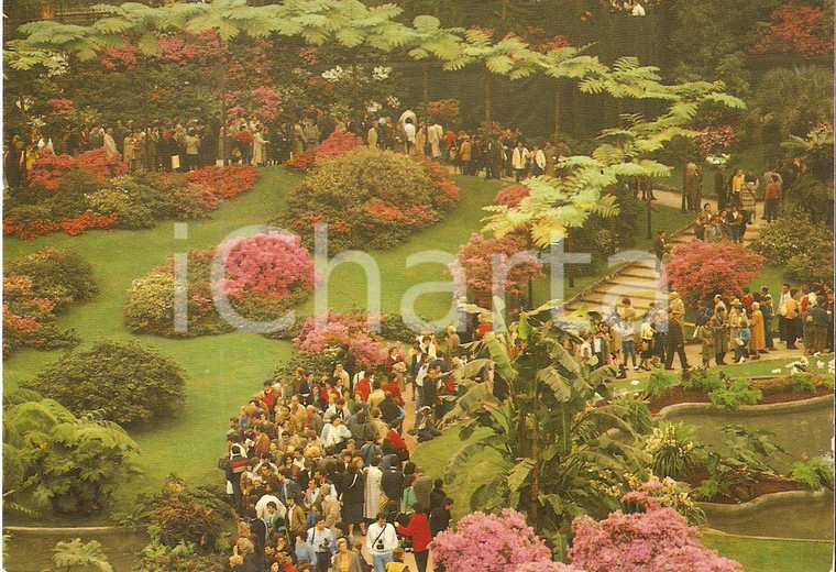 1991 GENOVA Fiera EUROFLORA Esposizione fiori - Visitatori in fila *Cartolina FG