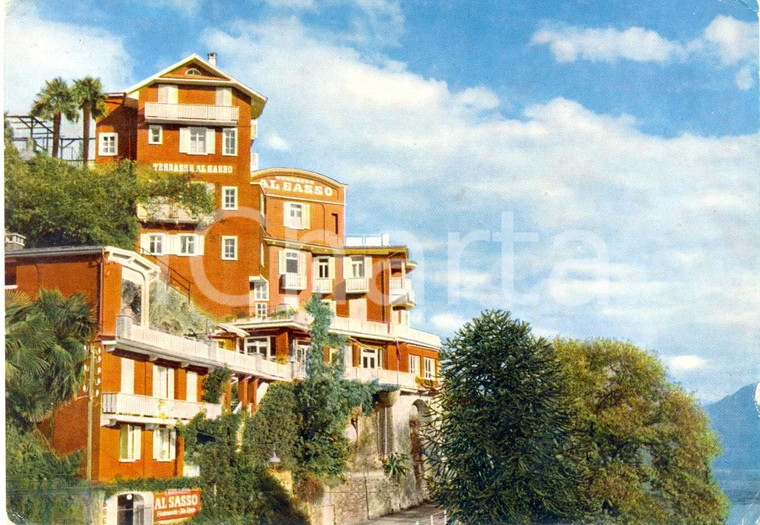 1961 ORSELINA (SVIZZERA) Terrasse Hotel AL SASSO *Cartolina VINTAGE FG VG