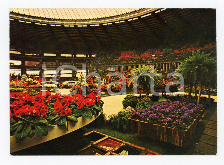 1971 GENOVA Fiera 2° EUROFLORA  - Allestimenti floreali *Cartolina VINTAGE FG NV