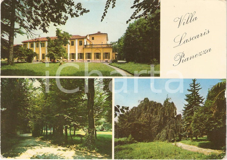 1982 PIANEZZA (TO) Villa LASCARIS Vedutine Centro spiritualità *Cartolina FG VG