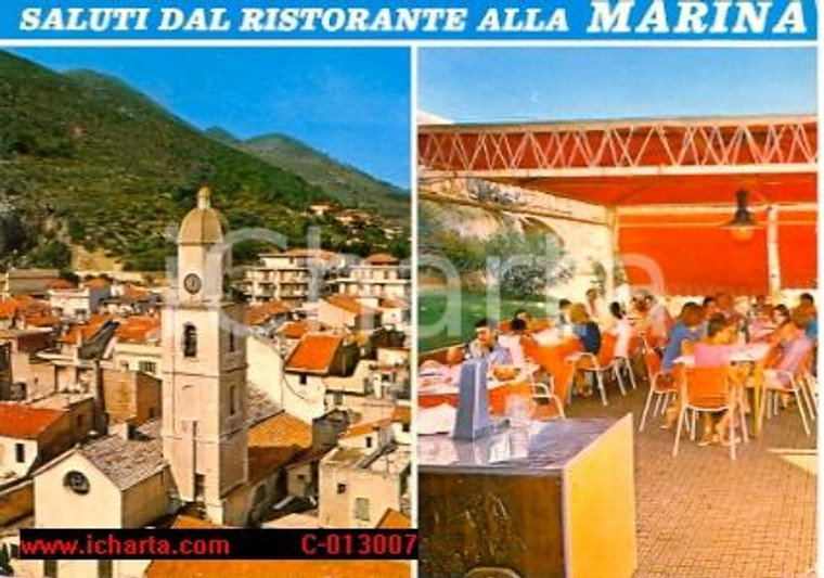 1970 ca BORGHETTO SANTO SPIRITO (SV) Ristorante alla Marina *Cartolina FG NV