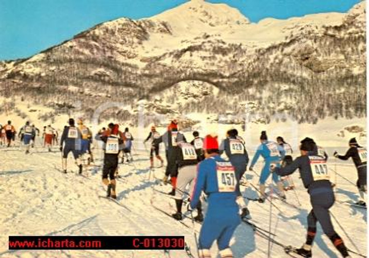 1970 circa PIANCAVALLO (PN) Piste di fondo ANIMATA FG VG