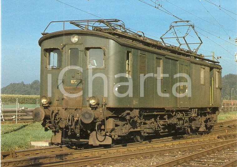 1979 HAPUTWIL (SVIZZERA) Ferrovie SBB Locomotiva De 4/4 1673 *Cartolina FG NV