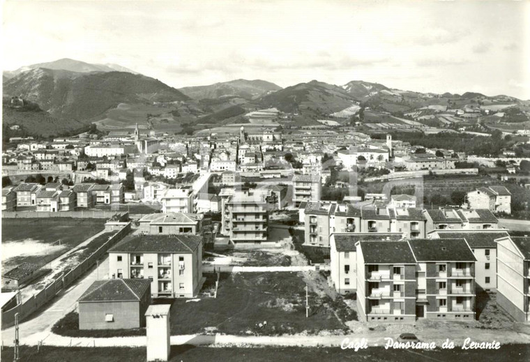 1969 CAGLI (PU) Panorama generale da Levante *Cartolina postale FG VG