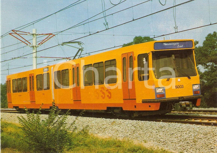 1982 NEDERLAND Ferrovie olandesi NS Nederlandsee Spoorwegen LOCOMOTIVA Cartolina