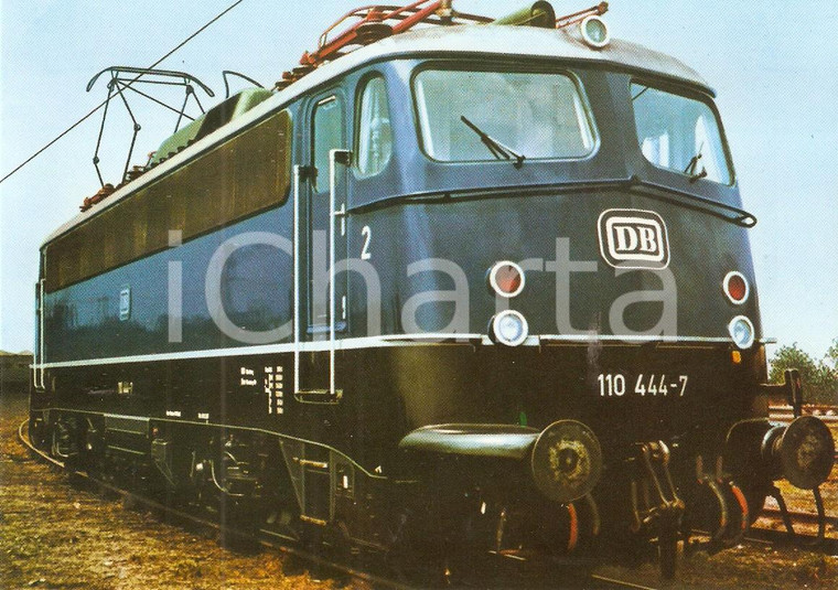 1975 ca GERMANIA FEDERALE Ferrovie DBB Locomotiva 110 444-7 *Cartolina FG NV