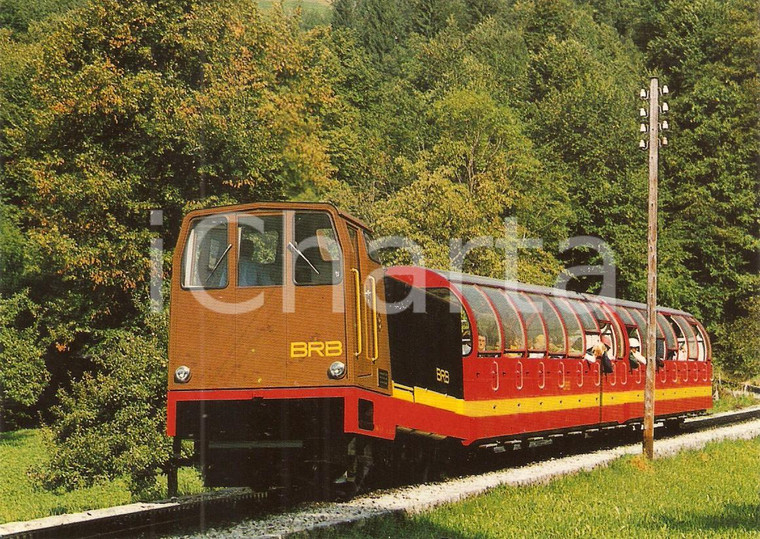 1975 ca SVIZZERA Brienz Rothorn Bahn BRB Locomotiva 9 *Cartolina FG NV