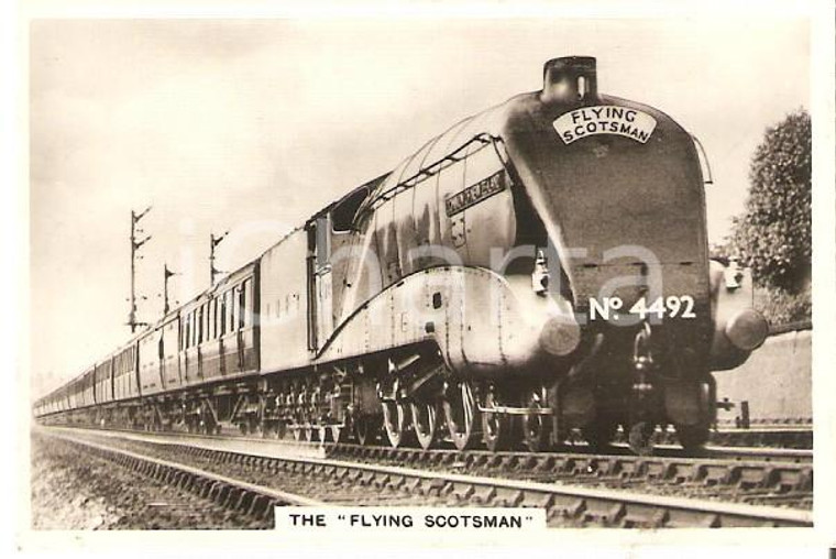 1938 SENIOR SERVICE CIGARETTES British Railway - Flying Scotsman *Card no. 26