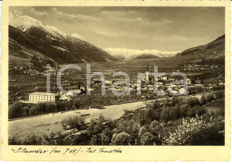 1939 SILANDRO (BZ) Veduta panoramica sulla VAL VENOSTA *Cartolina FG VG