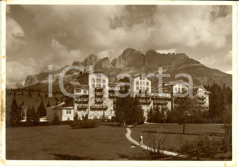 1937 CAREZZA (BZ) Massiccio del CATINACCIO con GRAND HOTEL CAREZZA *FG VG
