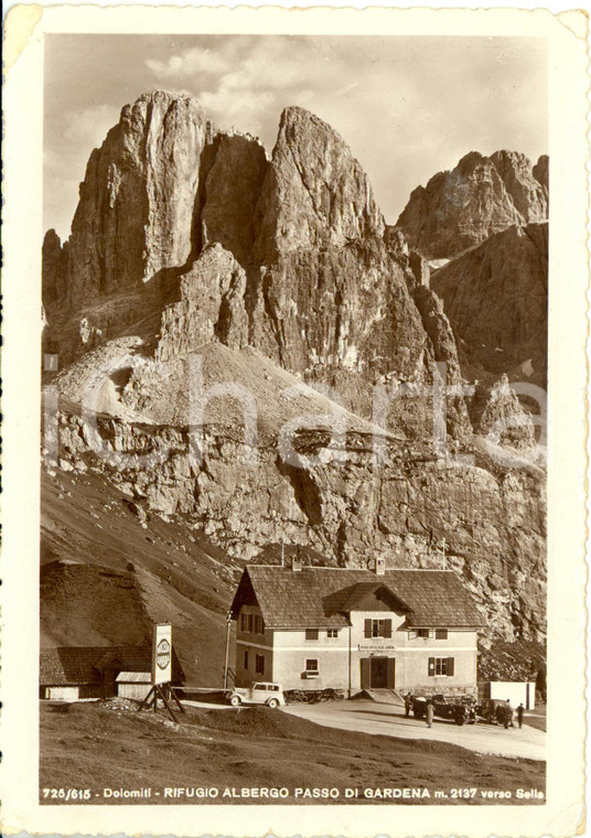 1937 PASSO DI GARDENA (BZ) Rifugio PASSO DI GARDENA e monte SELLA *FG VG