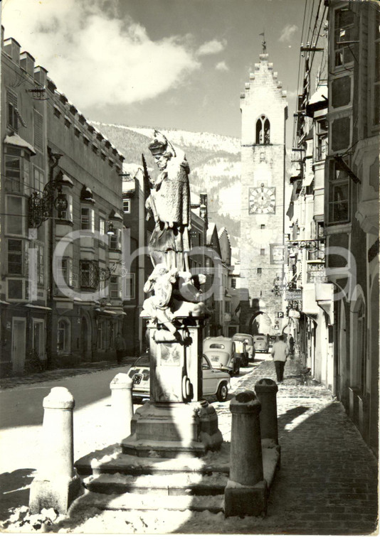 1965 VIPITENO (BZ) Città nuova con TORRE DELLE DODICI *Cartolina ANIMATA FG VG