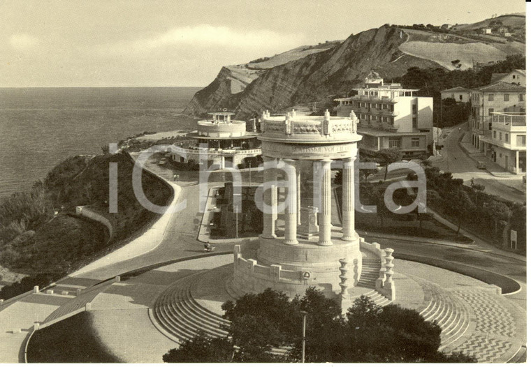 1960 ca ANCONA Quartiere PASSETTO con MONUMENTO AI CADUTI *Cartolina FG NV