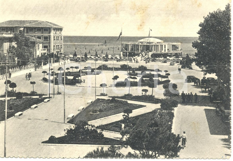 1953 SENIGALLIA (AN) Piazzale LIBERTA' e la ROTONDA *Cartolina ANIMATA FG VG
