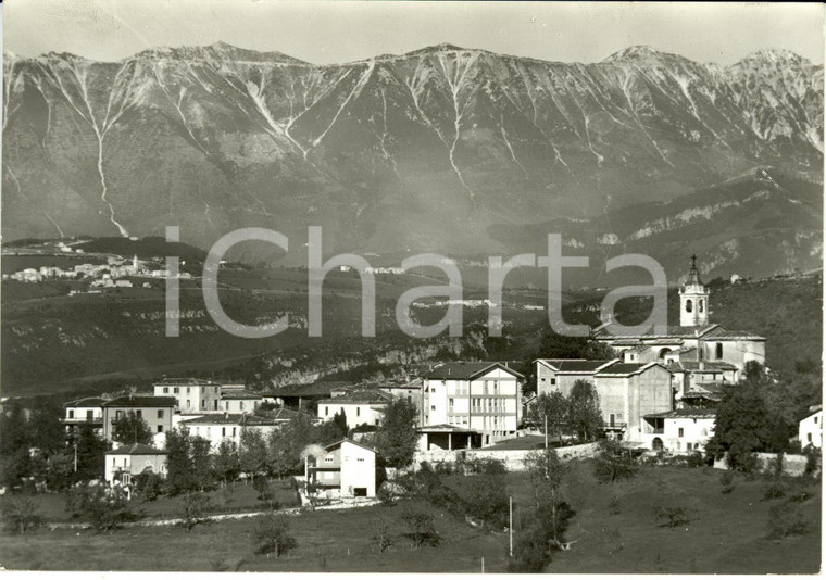 1970 CERRO VERONESE (VR) Veduta paese con monte BALDO *Cartolina FG VG