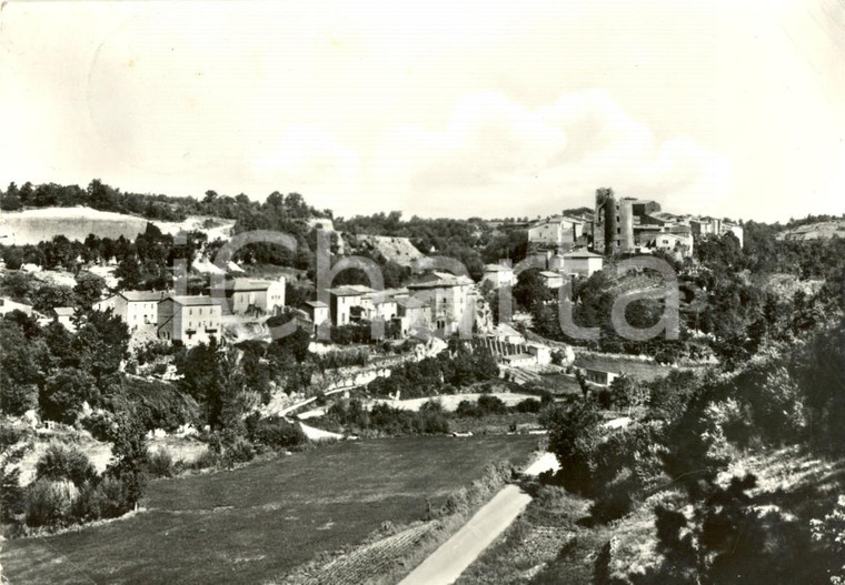 1953 SORANO (GR) Panorama di CASTELL'OTTIERI *Cartolina postale FG VG