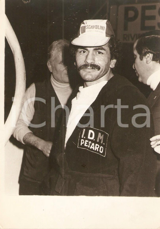 1980 ca PESARO Pugilato IDM Juan Jose GIMENEZ prima del match *Foto