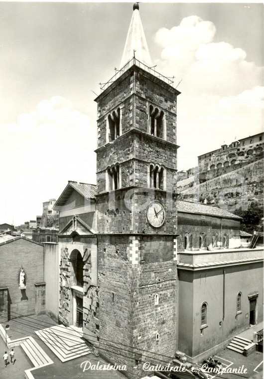 1950 ca PALESTRINA (RM) Veduta della Cattedrale e del campanile *Cartolina FG NV