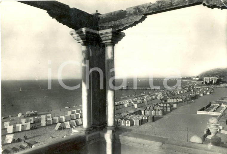 1955 CATTOLICA (RN) Veduta della spiaggia con stabilimento balneare *FG VG