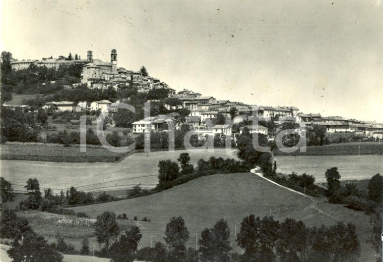 1950 ca MONTIGLIO MONFERRATO (AT) Panorama del paese con la chiesa *FG NV