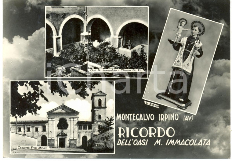 1964 MONTECALVO IRPINO Vedutine Oasi MARIA IMMACOLATA Convento SANT'ANTONIO *FG