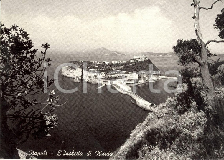 1950 ca NAPOLI Veduta dell'Isoletta di NISIDA dalla costa *Cartolina FG VG