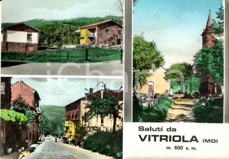 1970 MONTEFIORINO (MO) Vedutine della frazione VITRIOLA *Cartolina postale FG VG
