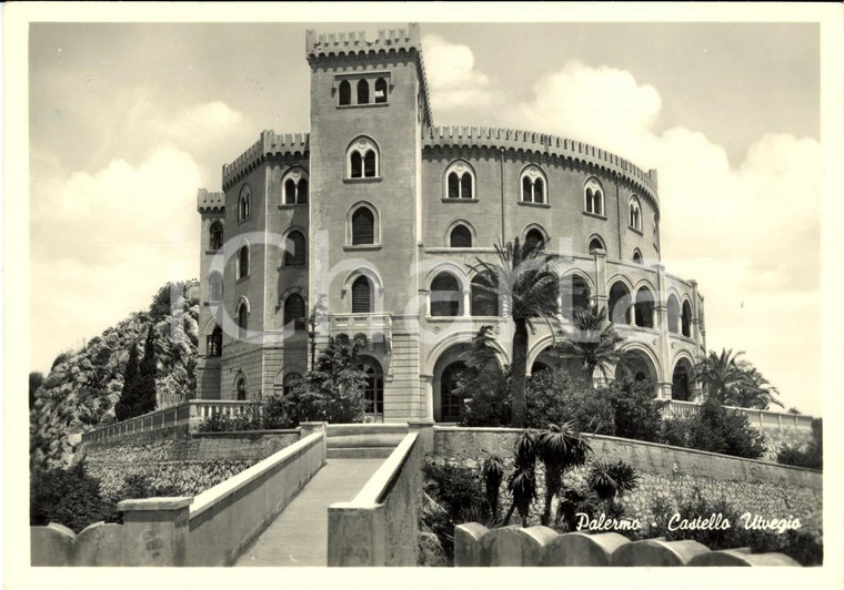 1960 PALERMO Veduta del Castello UTVEGGIO *Cartolina postale FG VG