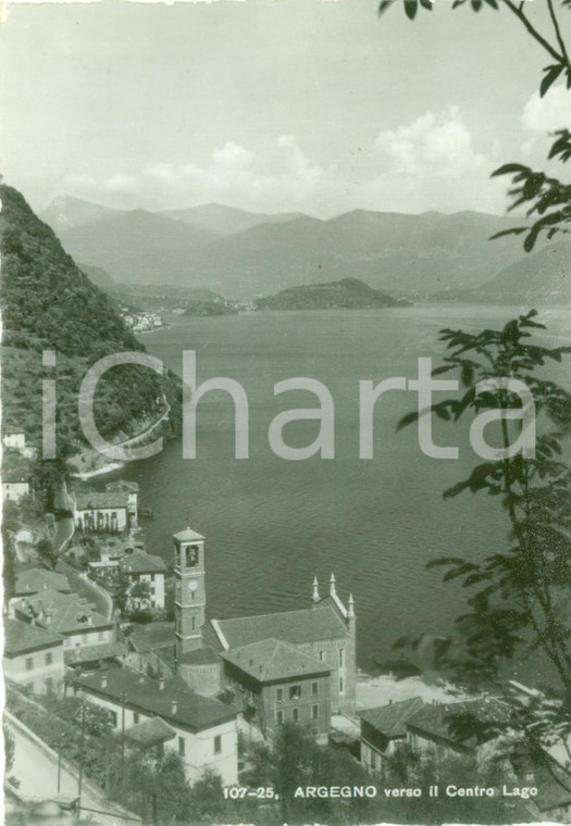 1940 ARGEGNO (CO) Veduta verso il centro lago *Cartolina FG NV