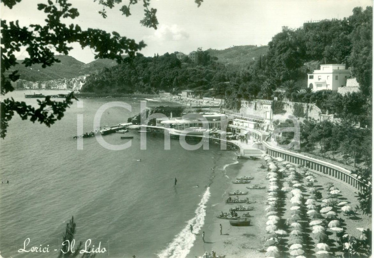 1953 LERICI (SP) Panorama generale del Lido *Cartolina FG VG