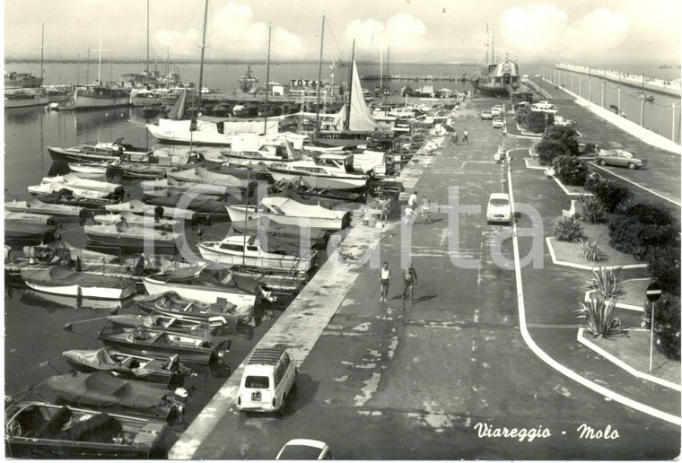 1964 VIAREGGIO (LU) Barche e motoscafi all'attracco al MOLO *ANIMATA FG VG