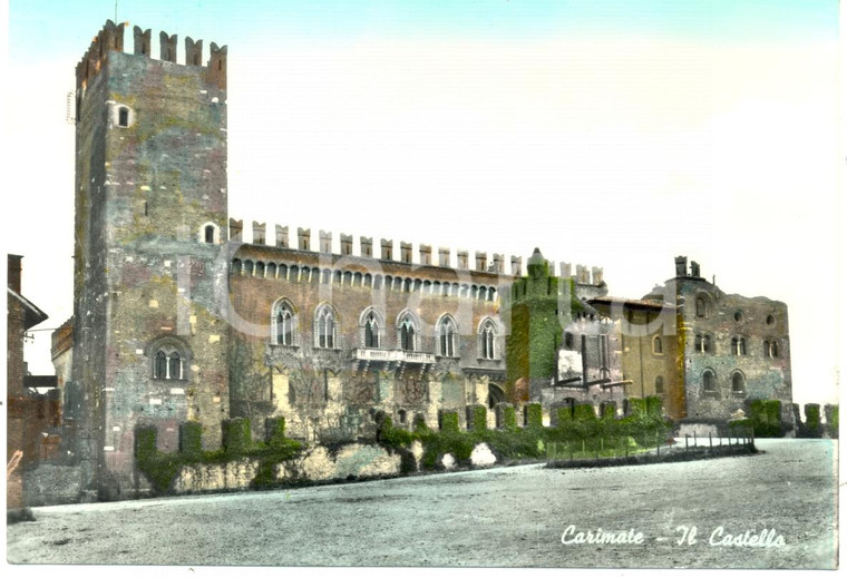 1955 ca CARIMATE (CO) Veduta frontale del Castello *Cartolina FG NV