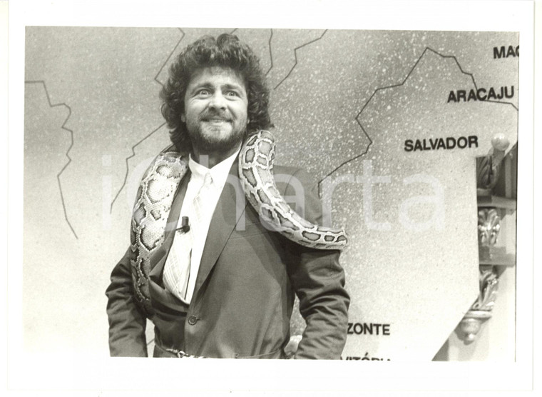 1984 (Ristampa 1990) RAI UNO - TE LO DO IO IL BRASILE Beppe GRILLO *Foto 24x18