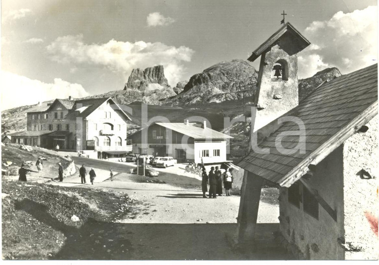 1969 PASSO FALZAREGO (BL) Paese e Monte AVERAU *Cartolina ANIMATA FG VG