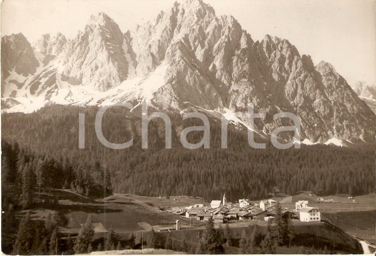 1950 SAPPADA (BL) Panorama del MONTE HINTERKESL *Cartolina FG VG