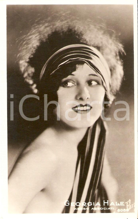 1925 ca CINEMA Portrait Georgia HALE Actress *Cartolina FP NV