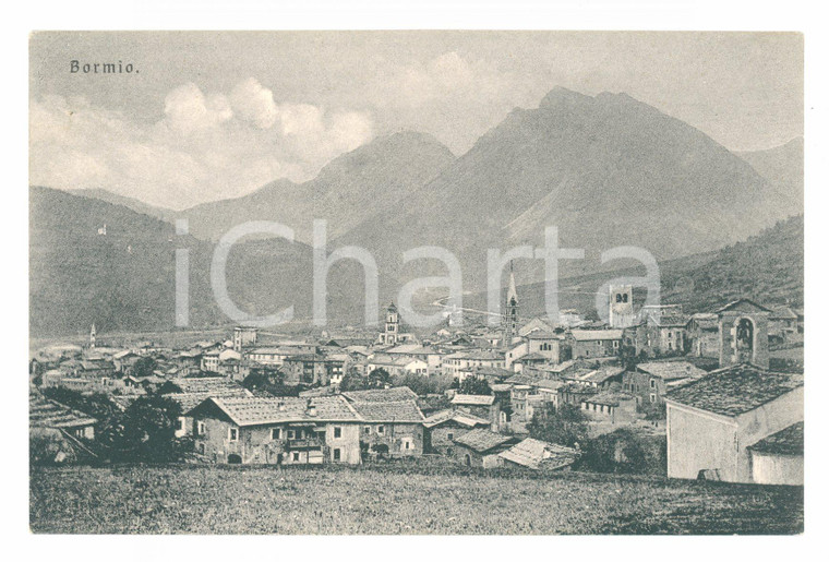 BORMIO anni '20, Valtellina - Veduta d'epoca