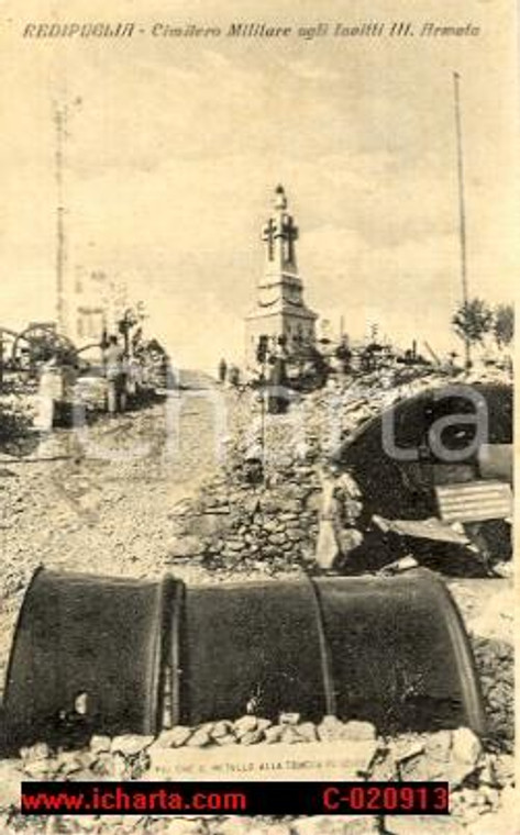 1930 ca REDIPUGLIA Cimitero militare invitti III Armata *Cartolina FP VG