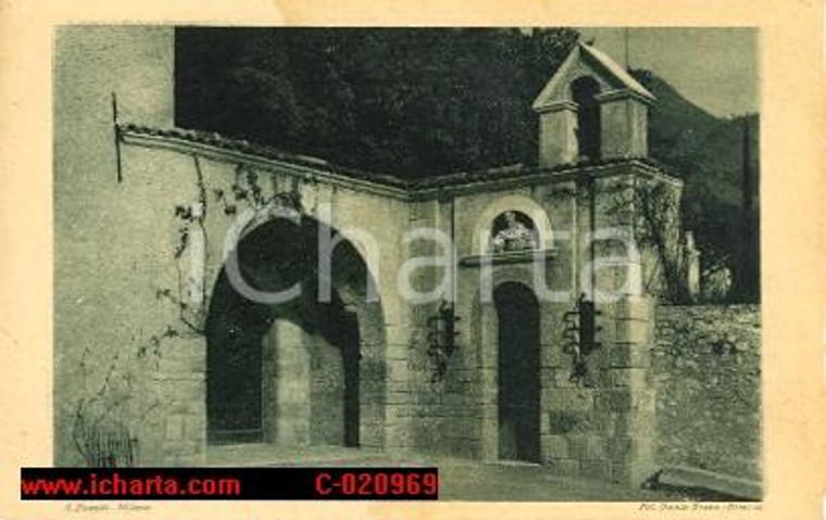 1940 VITTORIALE GARDONE RIVIERA (BS) Ingresso interno giardini *Cartolina FP NV