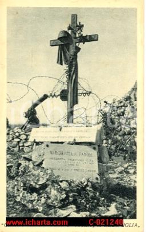 1930 ca REDIPUGLIA (GO) Cimitero militare - Margherita PARODI *Cartolina FP NV