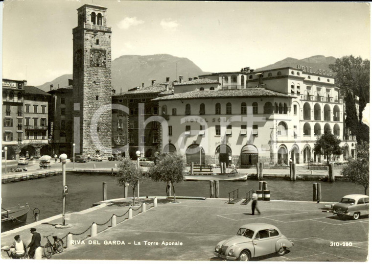 1950 ca RIVA DEL GARDA (TN) La torre aponale *Cartolina postale FG NV