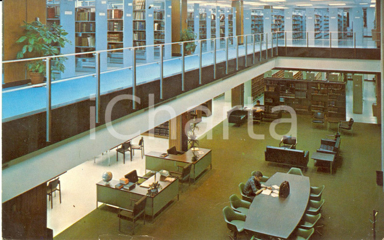 1976 DELAWARE (USA) Beeghly Library OHIO WESLEYAN UNIVERSITY *Cartolina VINTAGE