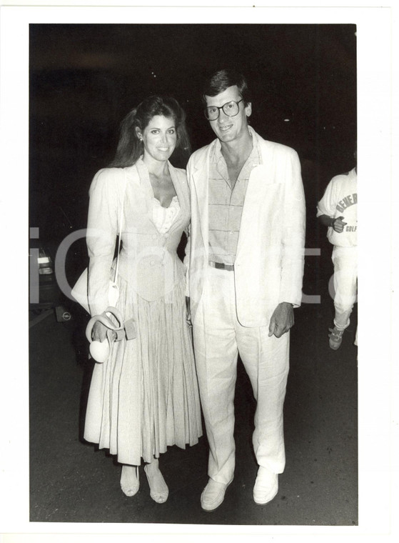 1985 ca CINEMA Regista John BADHAM con la moglie Jan SPECK - Foto VINTAGE 18x24