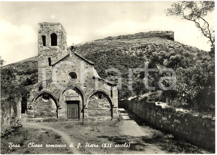 1960 circa BOSA (OR) Chiesa romanica di S. PIETRO FG NV