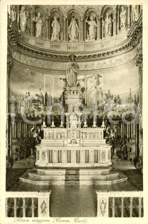 1930 ca SANREMO (IM) Altare maggiore santuario SACRO CUORE GESU' a BUSSANA *FP