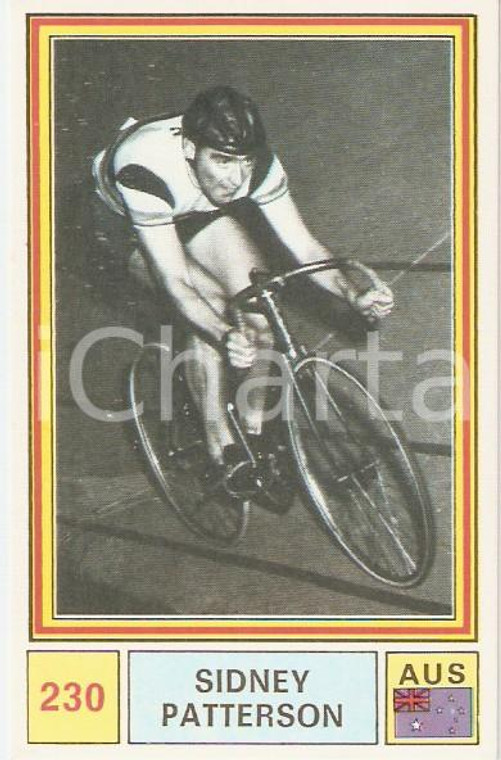 PANINI - SPRINT 1971 Figurina valida Sidney PATTERSON n. 230 Ciclismo